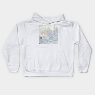 FROST IN GIVERNY - Claude Monet Kids Hoodie